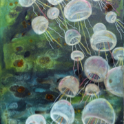 Quallen 1, 2020
Format: 70 x 50 cm