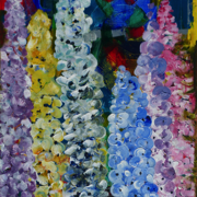 Rittersporn, 2018
Format: 70 x 40 cm